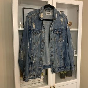 Oversized denim jacket